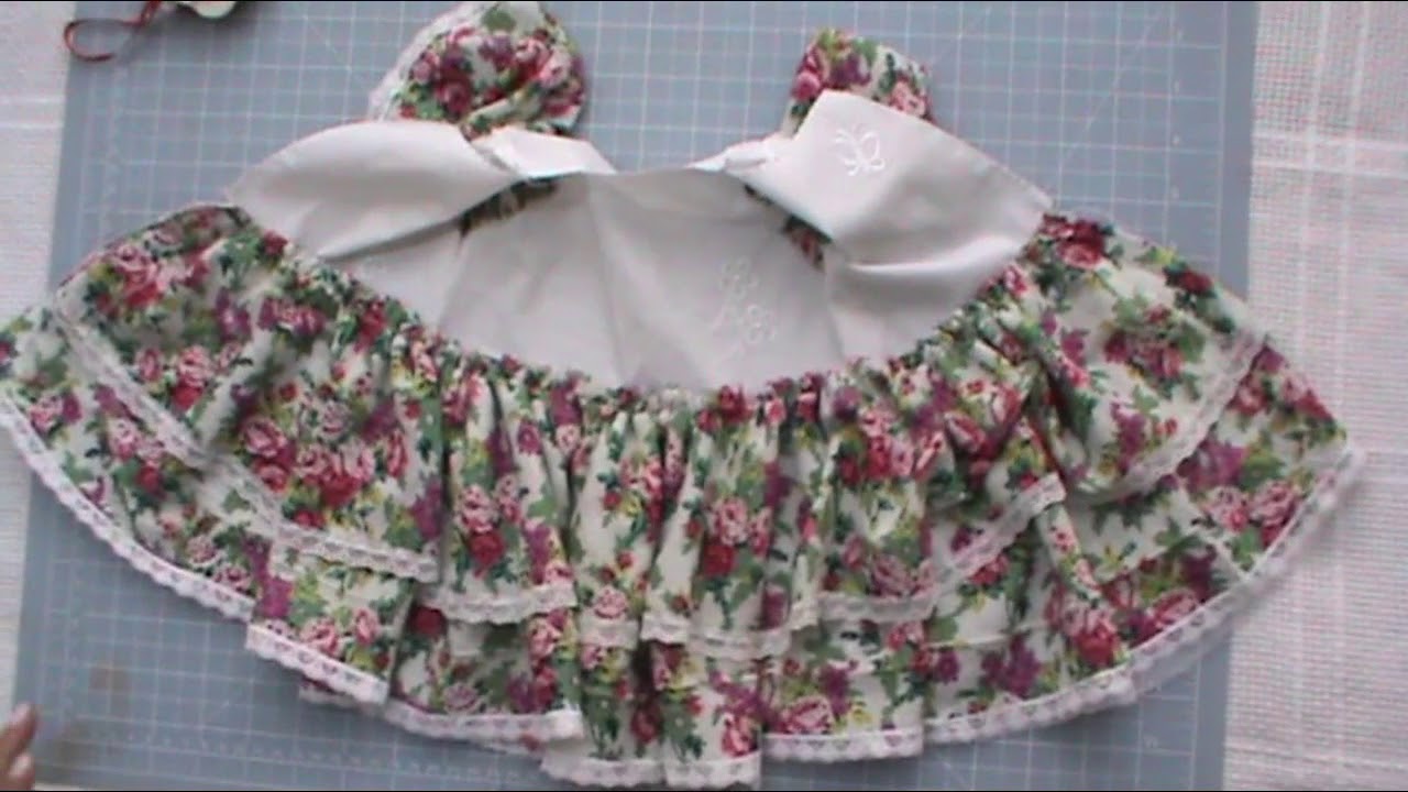 Como hacer vestido de muñeca ♥ Muñeca de trapo Chavelita ♥