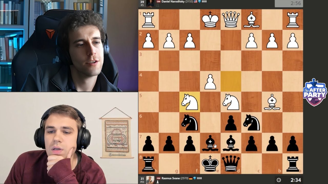 The AFTER PARTY! GM Daniel Naroditsky vs Rasmus Svane