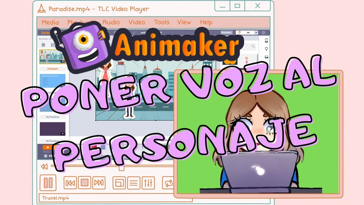 Curso Animaker. Cap.6 Poner voz al personaje
