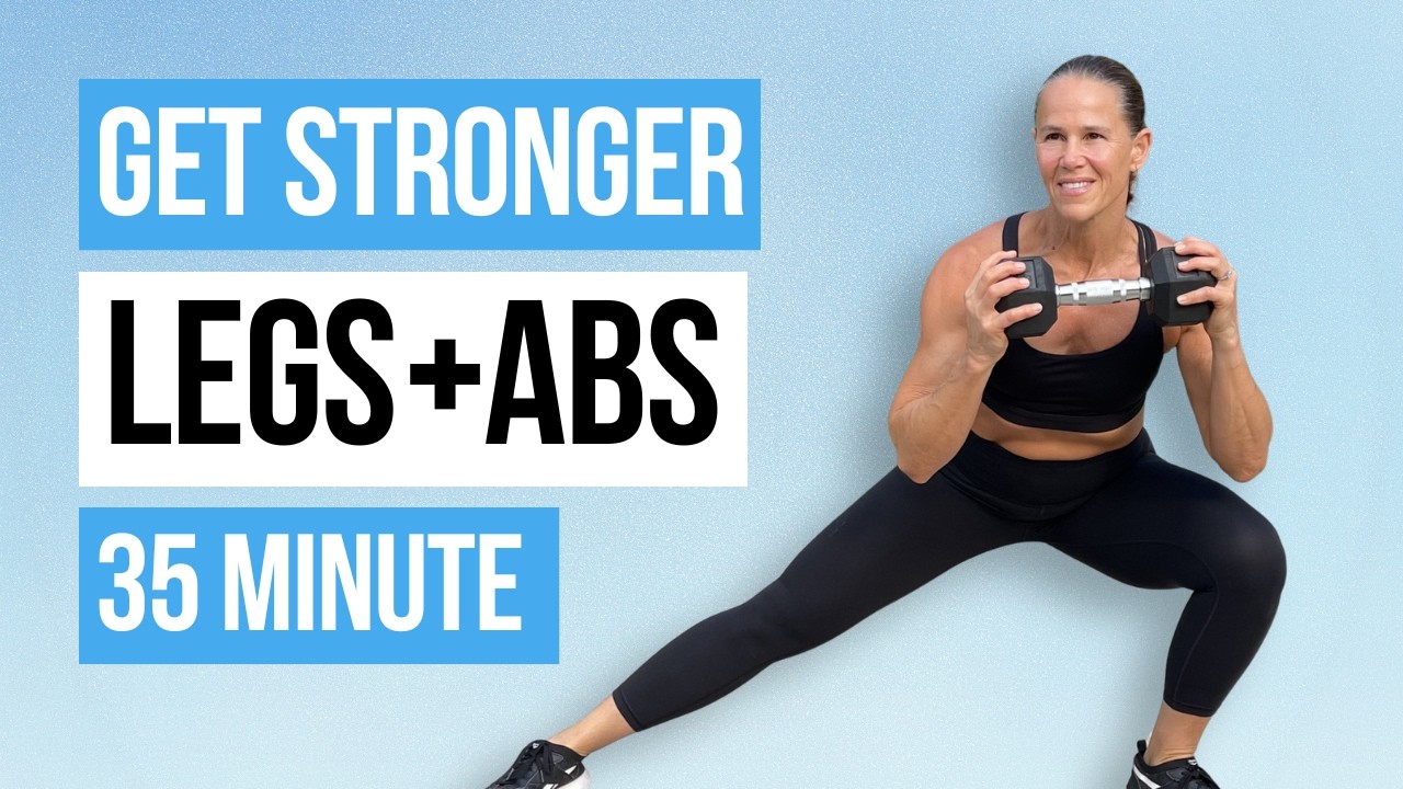 35 MIN Legs + Calves + Abs // Strength Workout // NO JUMPING (Week 2 Day 2)