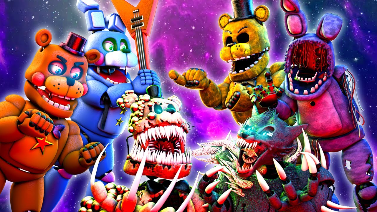 FNaF Withered vs Corrupted vs Rockstar