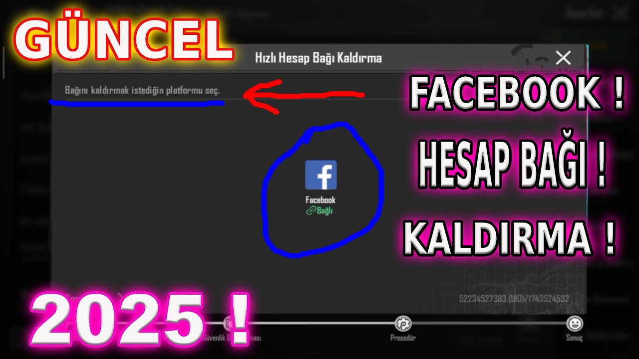PUBG MOBİLE FACEBOOK BAĞI NASIL KALDIRILIR ! GÜNCEL 2025 %100 Çözüm