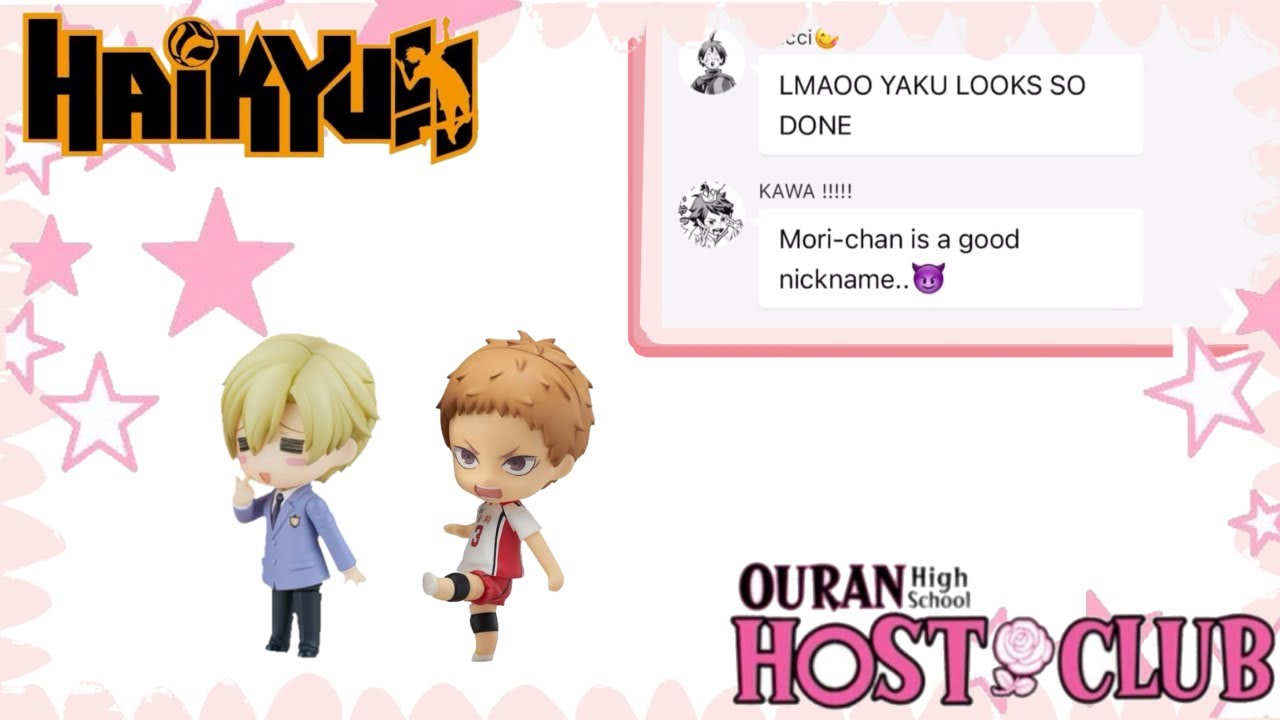 -ohshc episode 1 (part 1)- haikyuu texts 𝄞⨾𓍢ִ໋ (read desc)