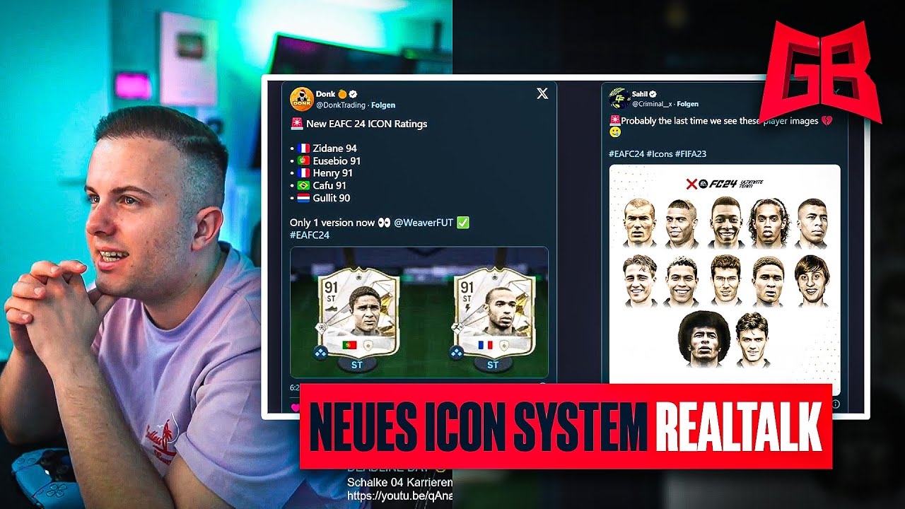 KEINE BABY ODER MID ICONS MEHR? 🤔 GamerBrother über MÖGLICHES NEUES ICON SYSTEM in EA FC 24😱