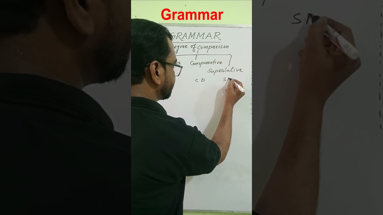 English grammar || degree of comparison #english #englishgrammar #shorts #youtubeshorts #viral