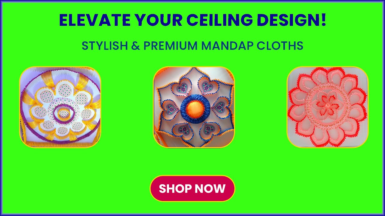 Customize Your Wedding Mandap with AMAR TEXTILE&rsquo;s Premium Tent Cloths 9924799905 CALL NOW