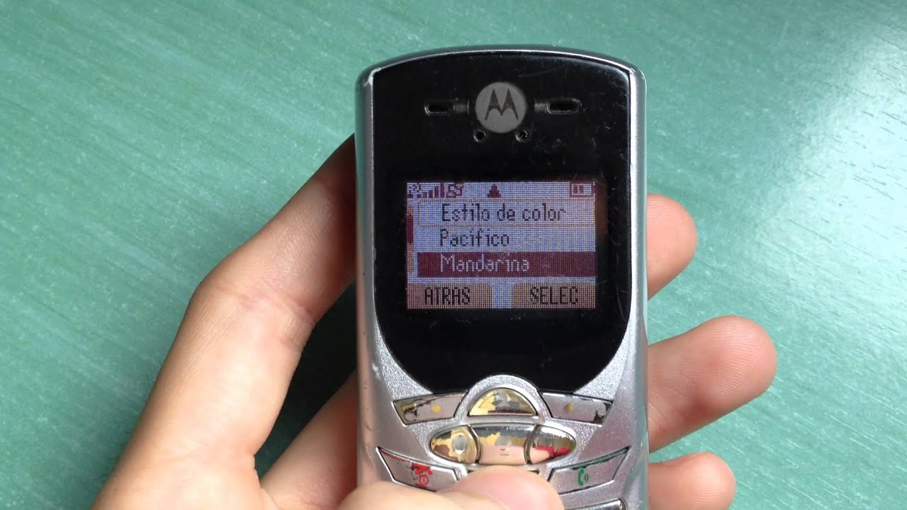 Motorola C350 retro review (old ringtones, themes & games)