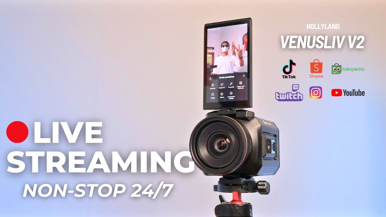 KAMERA LIVE STREAMING TERBAIK Untuk Jualan Online – Hollyland VenusLiv V2
