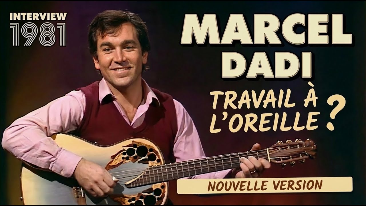 NOUVELLE VERSION RESTAURÉE : Marcel Dadi Parle du SOLFEGE et de la TABLATURE INTERVIEW en 1981.
