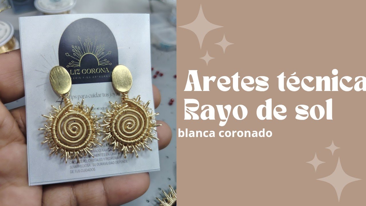 aretes de espiral , tecnica rayos de sol
