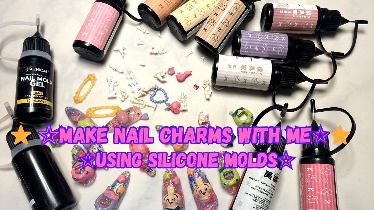 ☆⭐️ ✩Nail charms using silicone molds✩⭐️ ☆