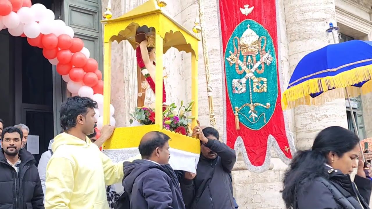 ലോകത്തു എവിടെ ആയാലും പുണ്ണ്യളന്റെ തിരുനാൾ നമ്മൾ ഭക്തിപൂർവ്വം ആഘോഷിച്ചിരിക്കും //Rome