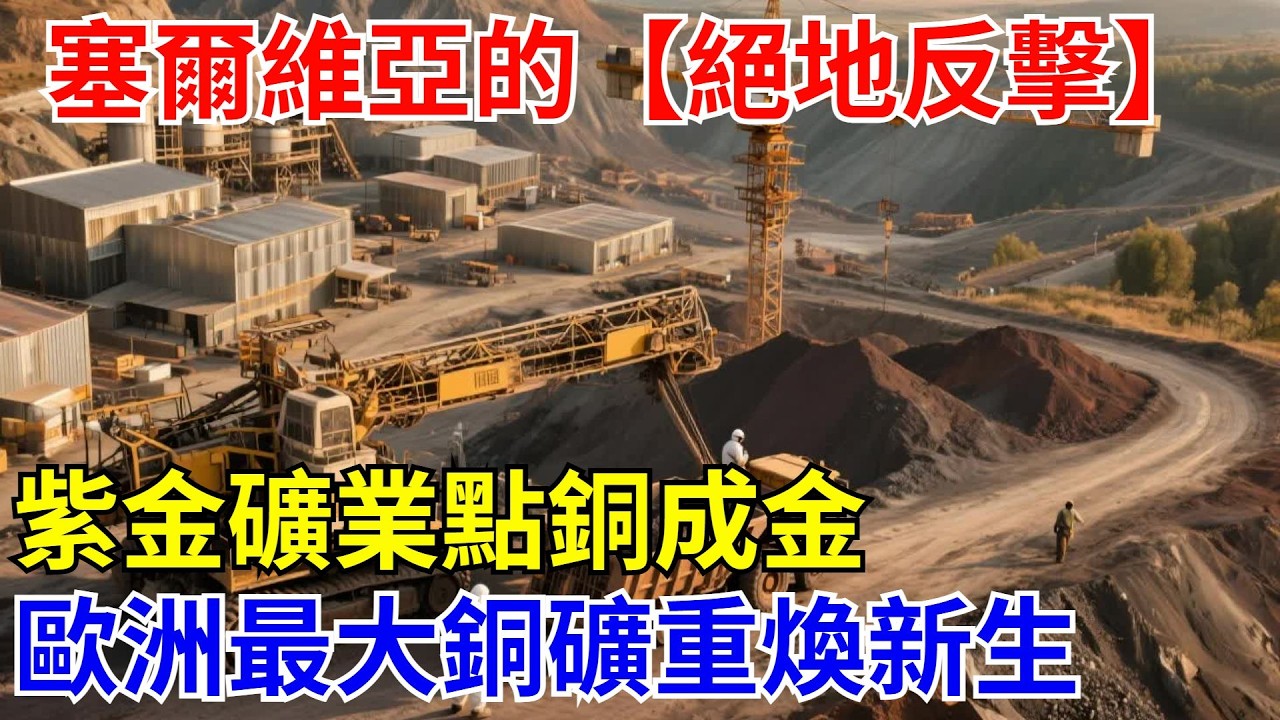 塞爾維亞的“絕地反擊”！紫金礦業點銅成金，歐洲最大銅礦重煥新生【光刻山河】#中國制造#科技#建造 #超级工程 #中国基建
