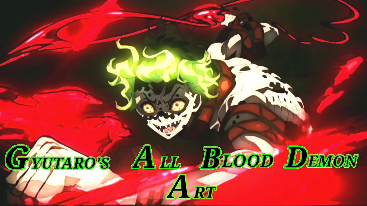 Gyutaro blood Demon art [English dub] | Demon Slayer