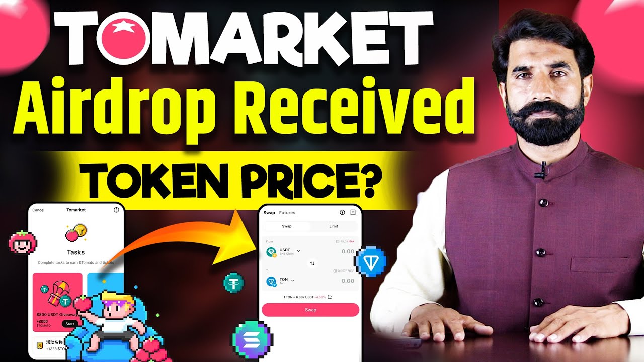 Tomarket Airdrop Received | Tomarket Token Price? | Tomarket Price | Crypto Mining Bot | Albarizon