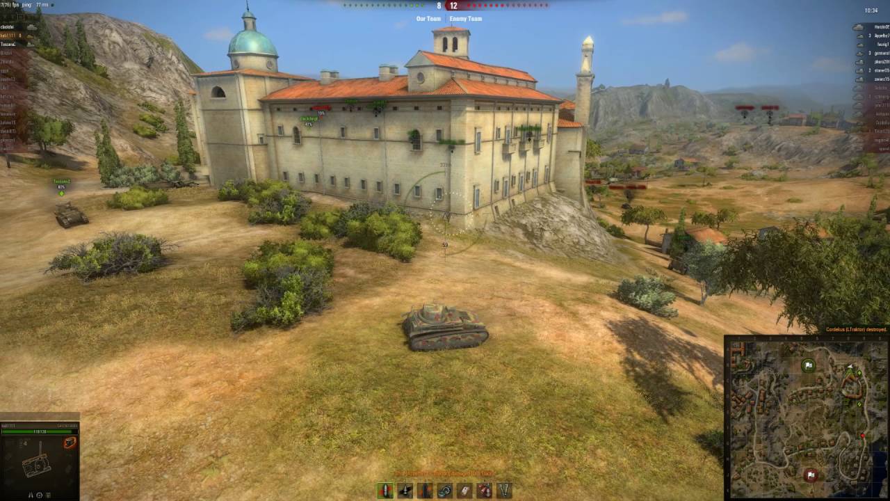 15 frags World of Tanks Rosieni kali1111