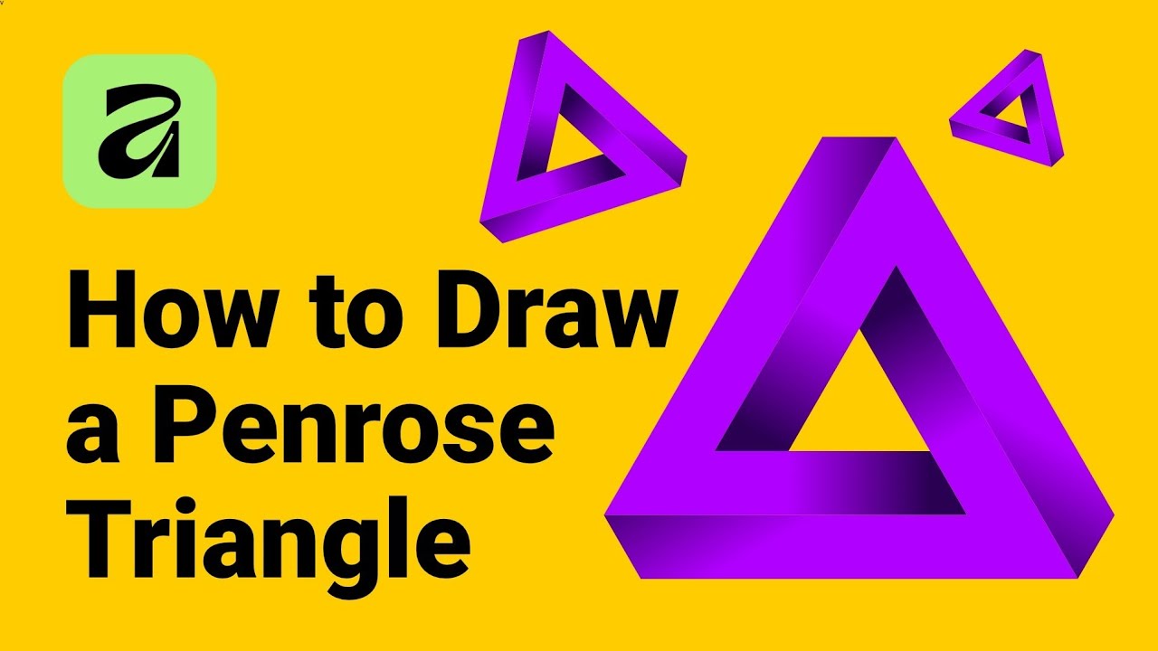 How to Draw a Penrose Triangle in Affinity (Impossible Shape Tutorial)