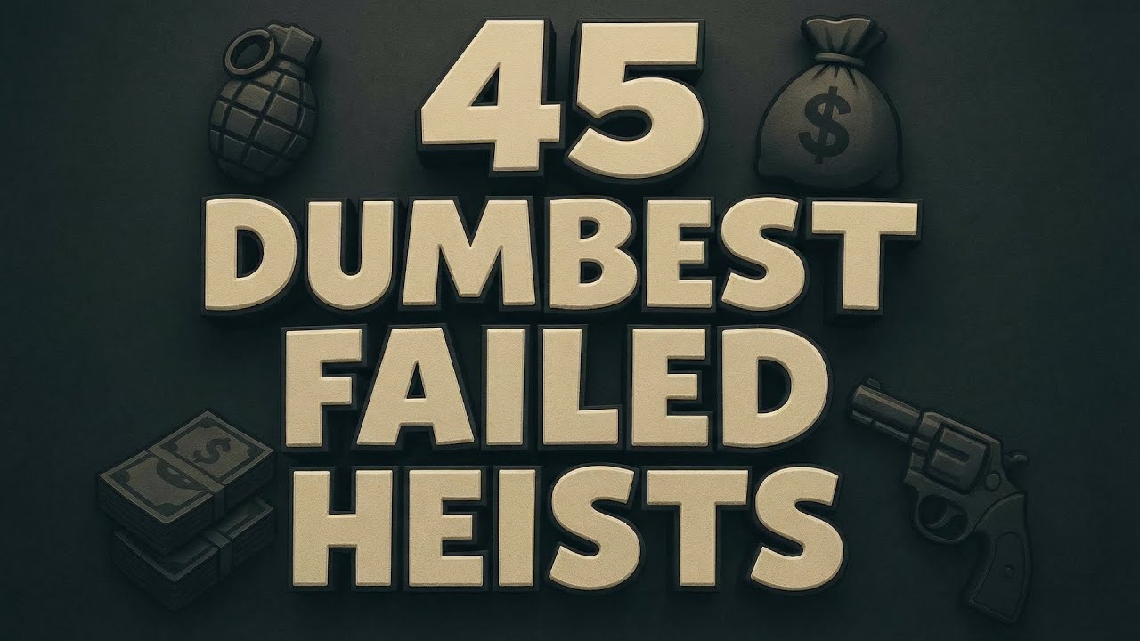 45 Dumbest Heists That Should Have Worked But Failed