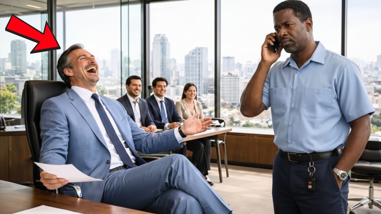 « Appelle qui tu veux », dit le milliardaire au nettoyeur. Il rit… jusqu’à entendre QUI est au fil