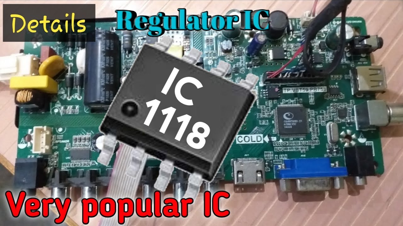T.v. 1118 regulator ic information.