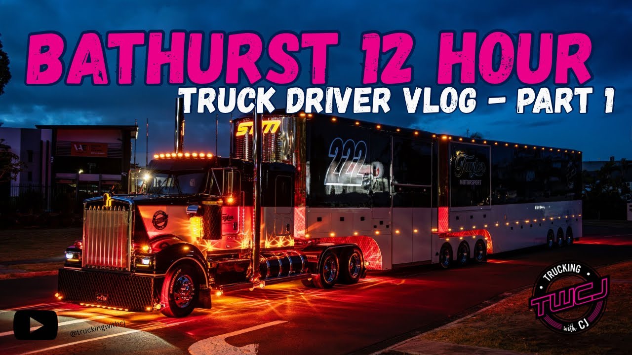 Bathurst 12 Hour VLOG | Driving a Kenworth Race Transporter from the Gold Coast to Bathurst (Part 1)