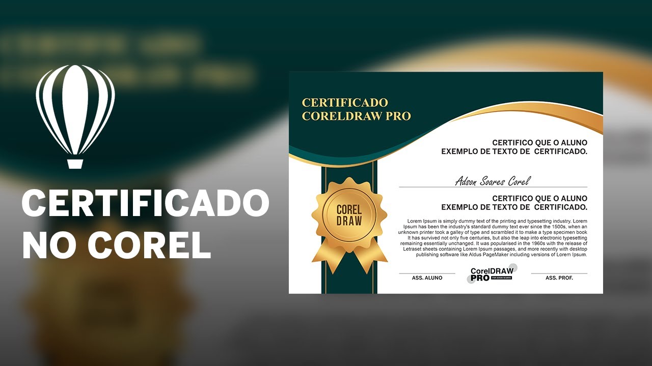 CERTIFICADO NO COREL - CORELDRAW PRÁTICO 04