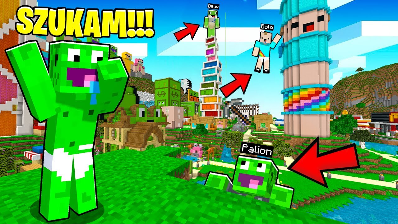 NAJLEPSZY CHOWANY CAŁYM PALIONOWEM w Minecraft!