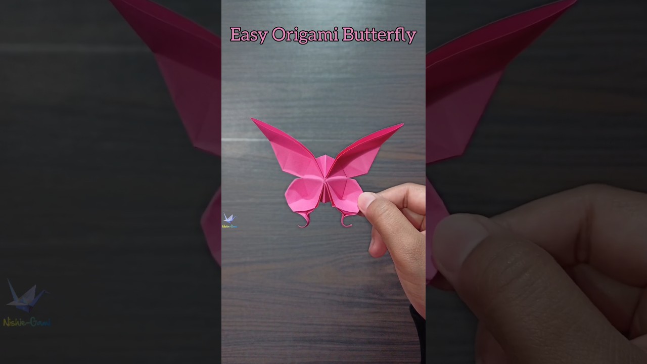 Quick and Easy Origami Butterfly Tutorial 🦋✨ #origami