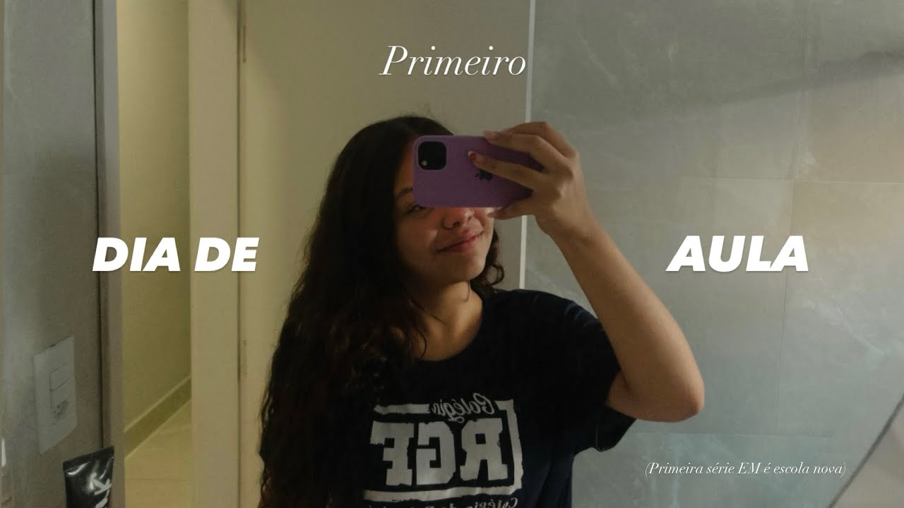 Primeiro dia de aula 2026 💗✨