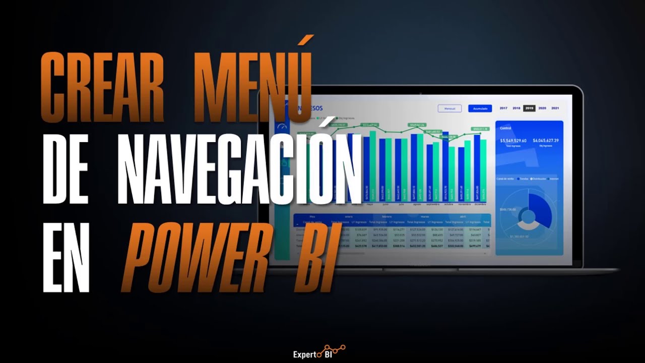 Crear menú de navegación en Power BI