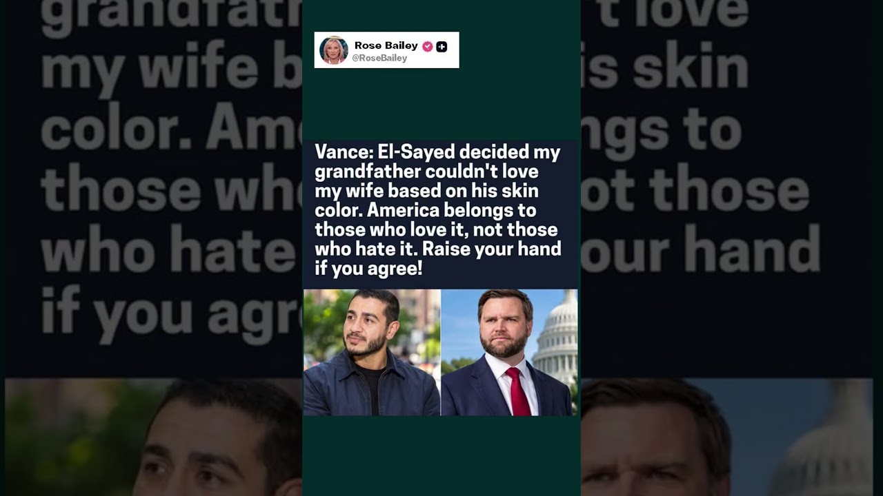 JD Vance Defends His Grandfather&rsquo;s Love for Usha in Heated Response #uspolitics #usashorts #usnews
