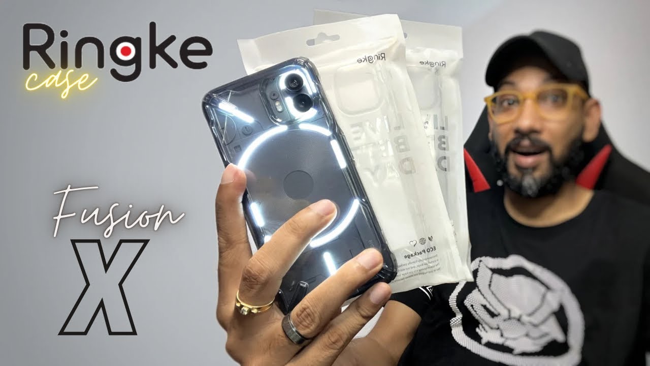 Nothing Phone 2 Best Back Covers From Ringke (FusionX Smoke Black) | Nothing Phone 2 Accessories 🔥