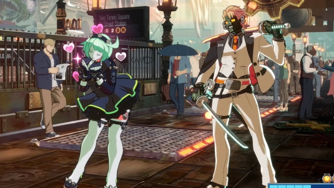 GGST Elphelt Valentine's special taunt VS Robo-Ky