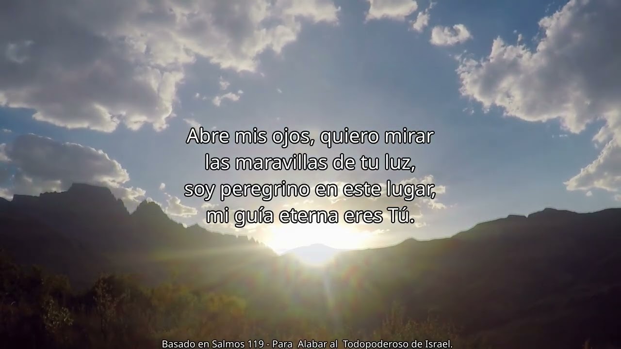 CANCIÓN   “No me apartes de Tu Palabra”   Basado en Salmos 119