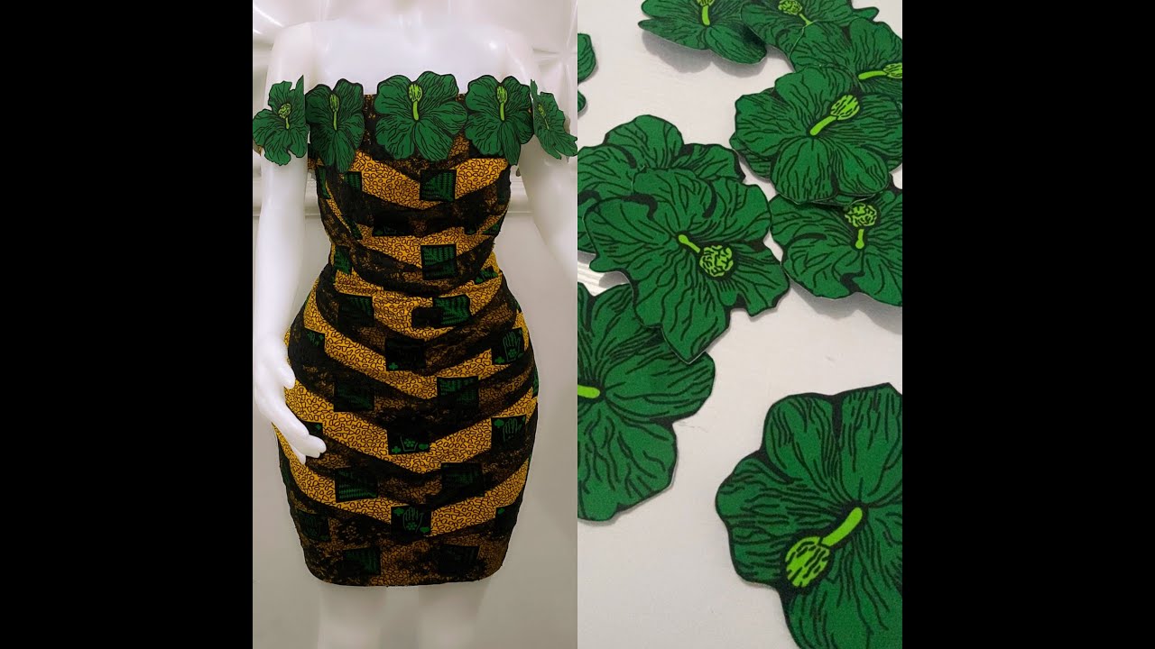 How to cut & secure or conceal the edges of ankara patches or petals/appliqués cut out (DIY)