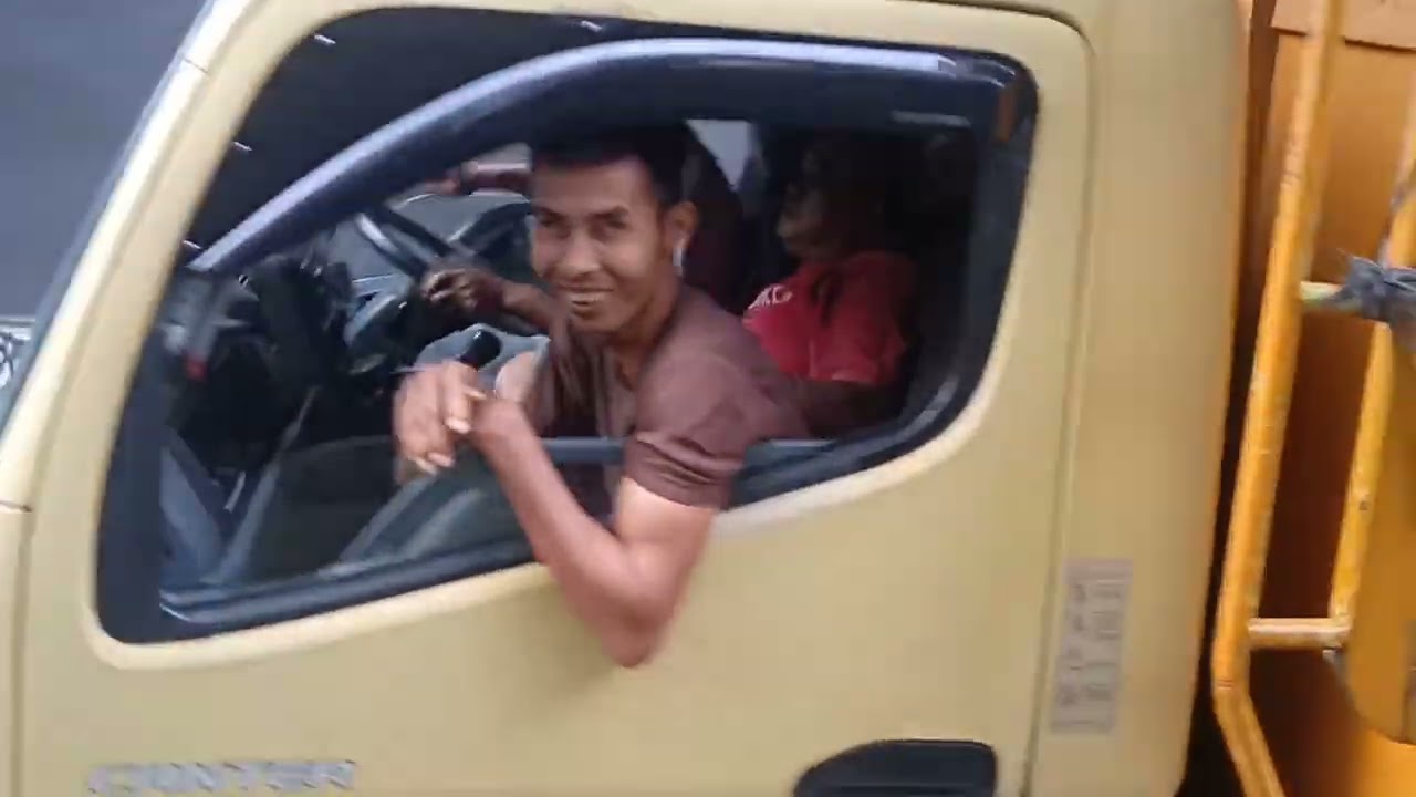 Unit Isuzu traga yg mengalami gagal nanjak dikedabuhan