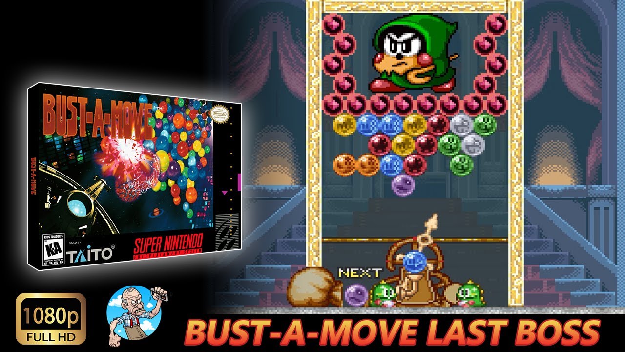 (HD) Bust-A-Move - SNES - Last Level - Last Boss