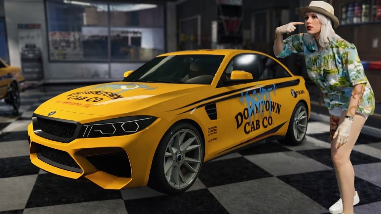 Ubermacht Cypher Drift Edition Taxi + Downtown Livery | Simeon Premium Deluxe | GTA Online