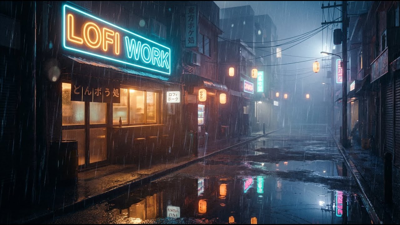 Rainy Night Fade 🌧️ Ambient Lofi for Letting Go
