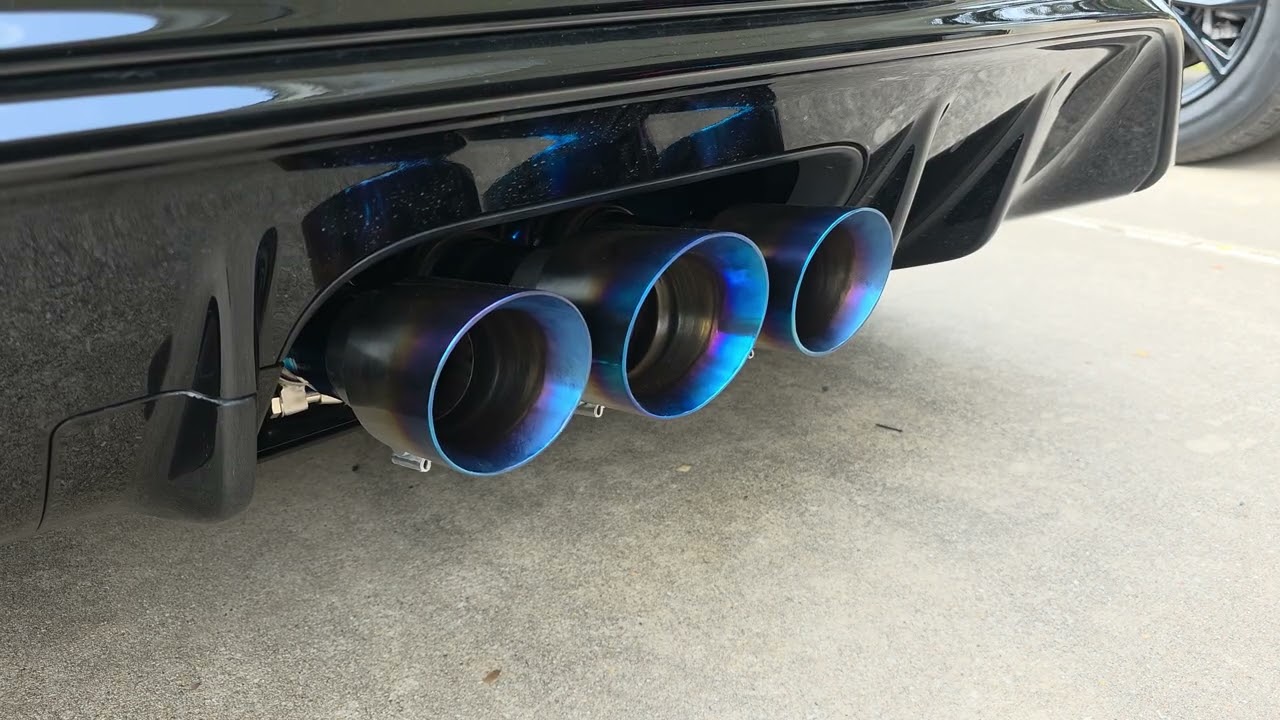 2024 Honda Civic Type R (FL5) PLM front pipe & CEES titanium exhaust, valve closed, cold start pt2