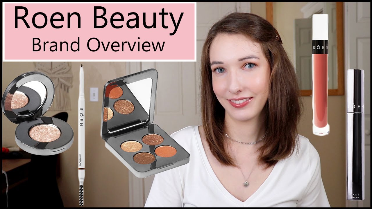 Roen Beauty Brand Overview + Demo | Mascara, Eye Shadow, Lip Gloss, Brow Pencil