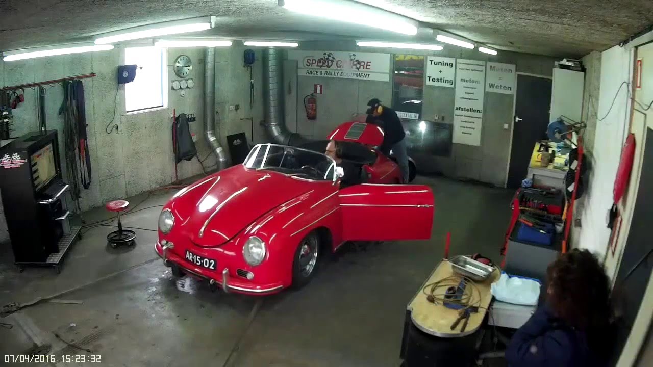 Porsche Spider 1600 replica Met handgas!   Speedcentre