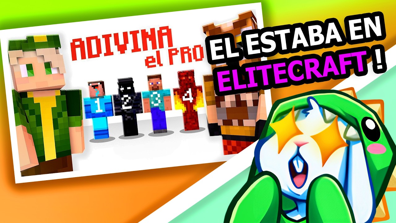 CONTER reacciona a ADIVINA QUIEN ES EL PRO en MINECRAFT | con Fargan