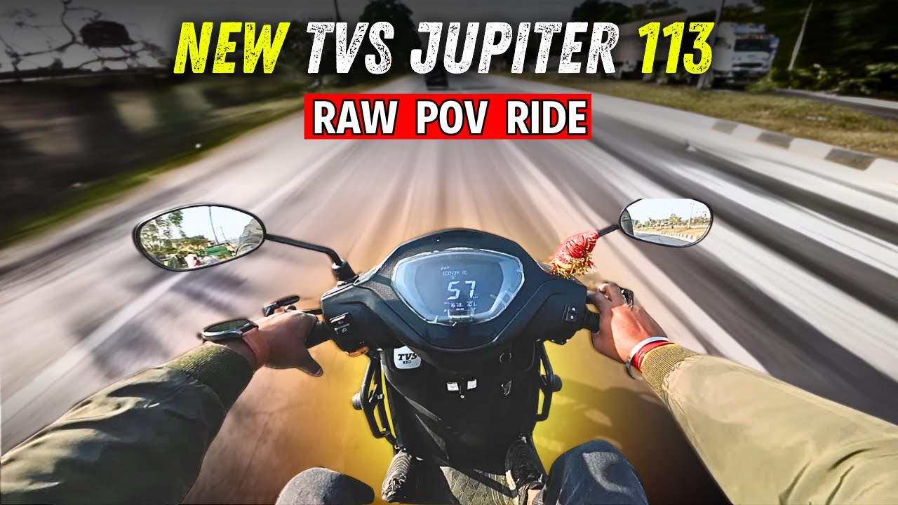 New TVS Jupiter 113 | Raw POV Ride🔥