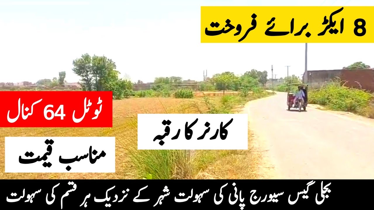 8 Acer Agriculture land for sale in Punjab Pakistan | cheap price| Raqba for sale | Ep 230
