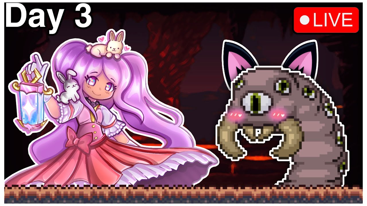 Terraria Hardcore: Legendary Mode GetFixedBoi is very scary... 🔴LIVE!