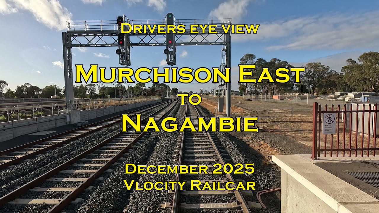Drivers eye view, Murchison East to Nagambie, Dec 2025
