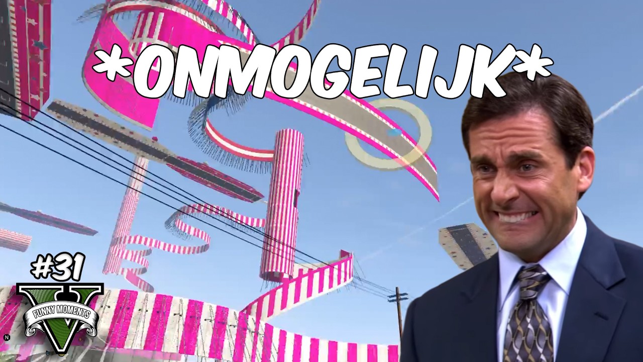 Ik startte perongeluk de moeilijkste race in GTA... | GTA V Funny Moments #31
