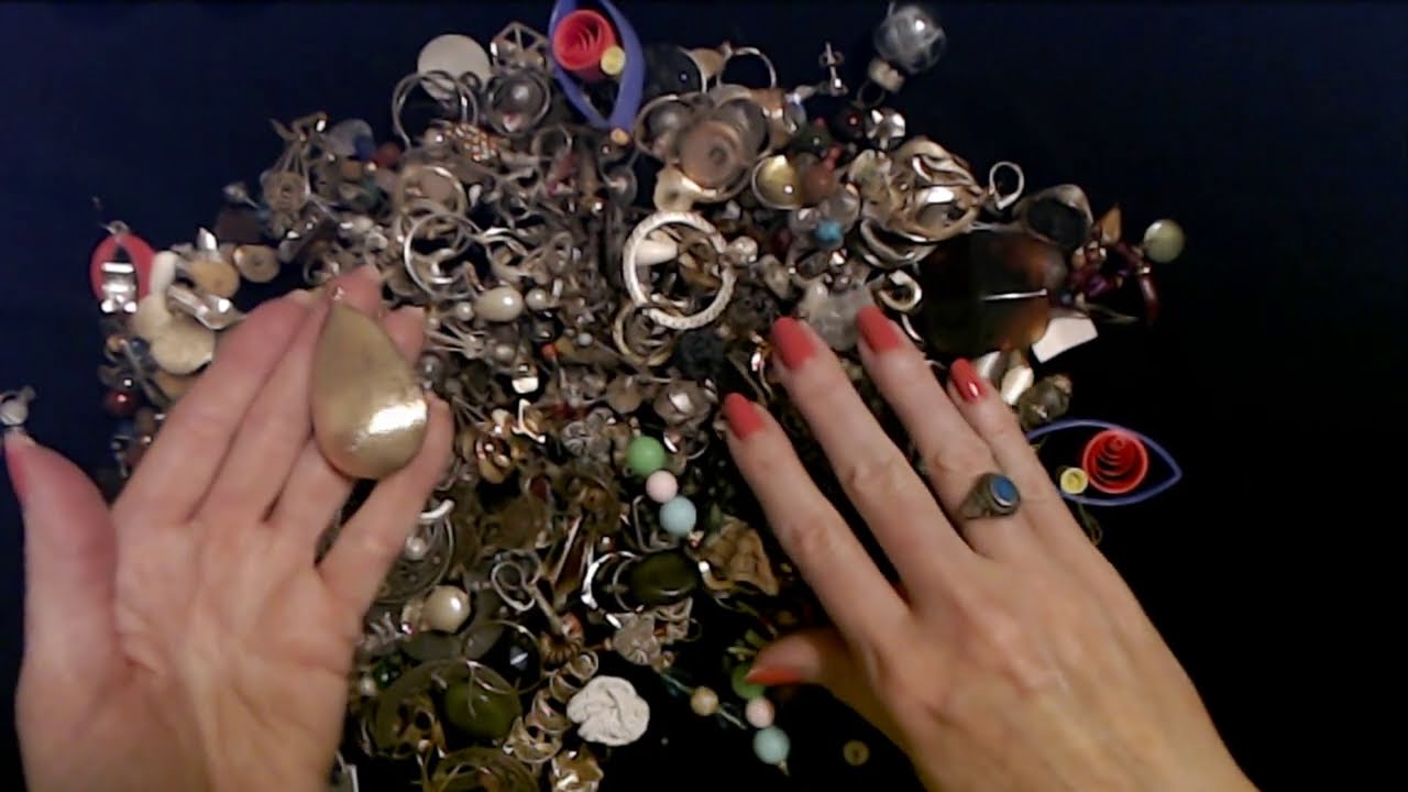 ASMR | Sorting & Pairing Up Earrings (Soft Spoken)