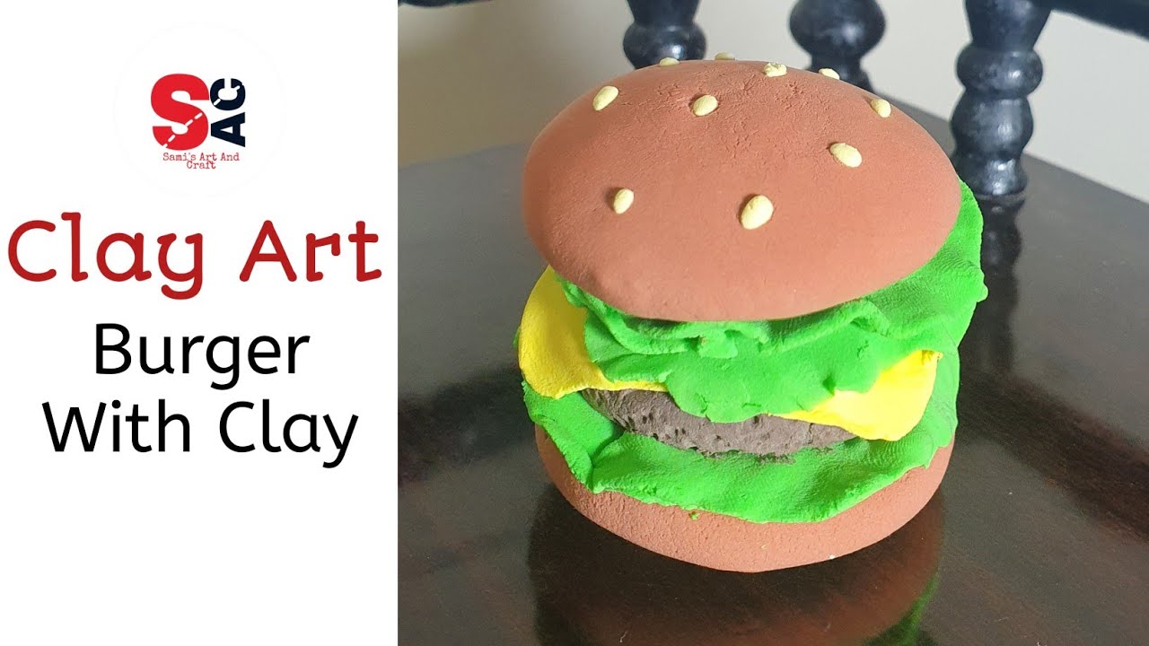 How to Make a Realistic Burger With Clay | Step by Step Tutorial